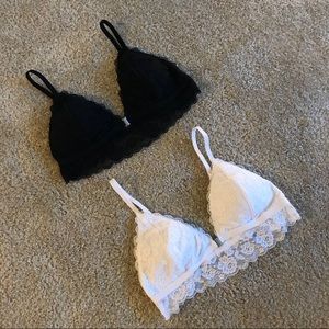 Gilly Hicks Lace Triangle Bralette Bundle!